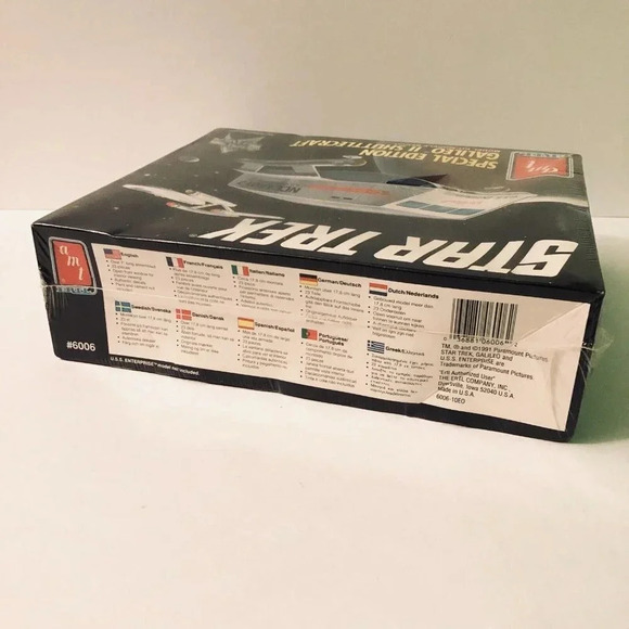 Vtg 1991 Star Trek  Special Edition Galileo II Shuttlecraft Model AMT ERTL 6006 - Picture 8 of 16